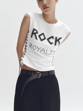 H&M x Stella McCartney Rock Royalty Studded Top